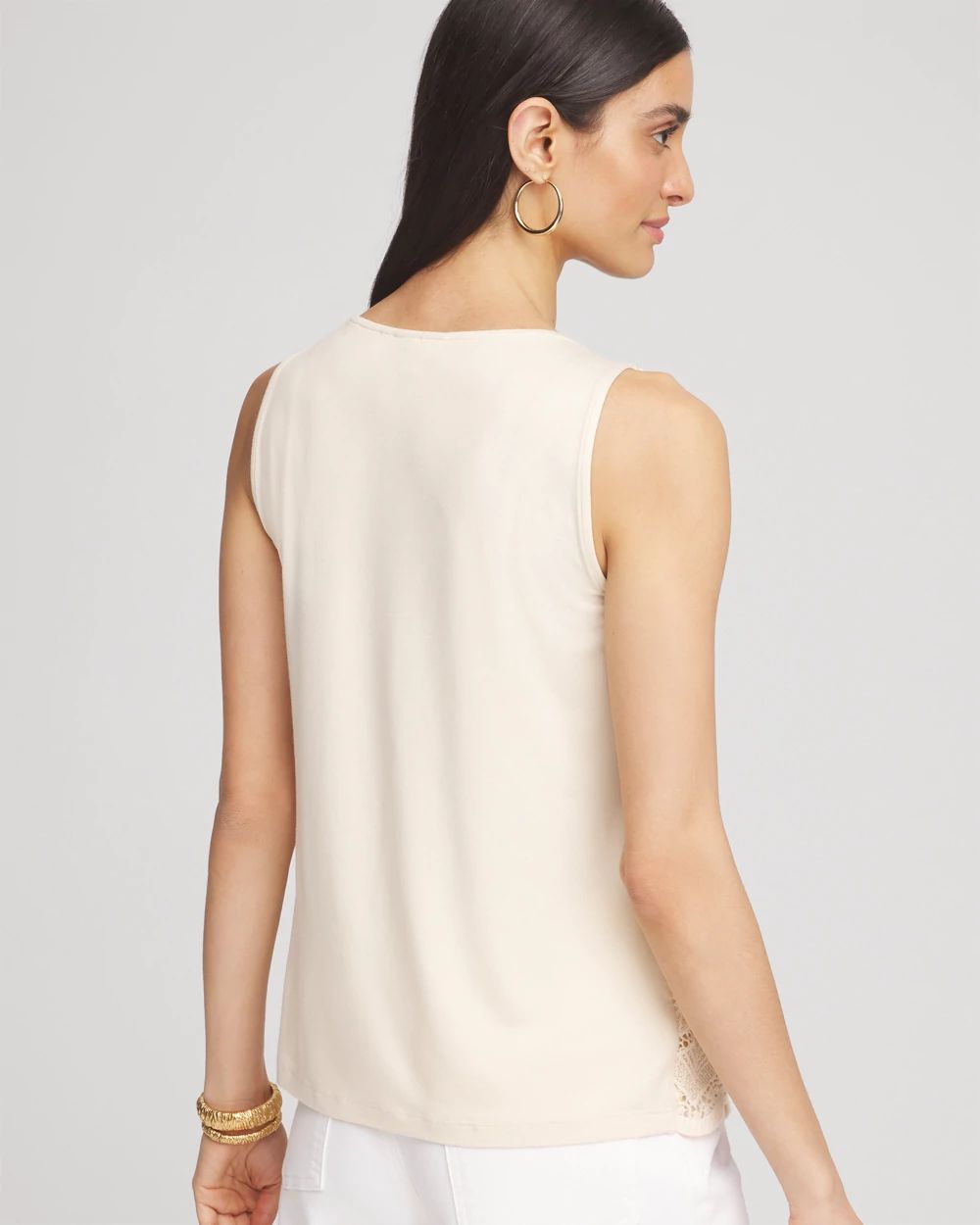 Island Crochet Lace Tank | Chico's
